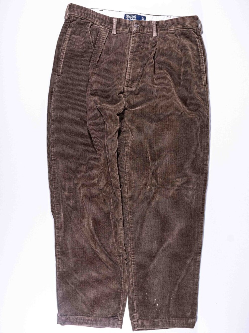 Vintage Polo Ralph Lauren Andrew Corduroy Pants Mens 34 x 29 Y2K Pleated Cords